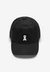 Casquette en coton bio | noir "yenaas bold black"