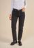 Jean jacquard noir en coton bio - susan jeans black od check - Samsoe Samsoe