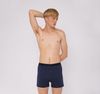 Pack 2 caleçons marine en tencel - lite boxer shorts 2-pack navy - Organic Basics