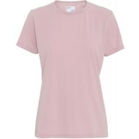 T-shirt rose pâle en coton bio - faded pink