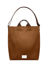 Sac tote/bandoulière 19l en matière recyclée | marron "ground shopper bag - sepia brown"