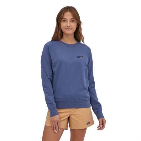 Sweat bleu en coton bio - p-6 label current blue