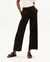 Pantalon évasé en coton bio | noir "black karina pants"