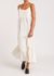 Robe longue à bretelles en coton bio | écru "jito  off white" - Kings of Indigo