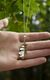 Collier long feuille de chêne - argent recyclé