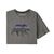 T-shirt gris imprimé en coton bio - back for good - Patagonia - 3