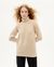 Pull col roulé beige en laine certifiée - matilda beige