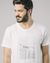 T-shirt blanc à imprimés en coton bio - district - Brava Fabrics