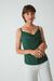 Top vert foncé en modal - zazpi vert intense