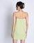 Robe verte en tencel - mini dress helen matcha - Jan'n June