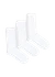 Pack 3 paires chaussettes en coton bio | blanc "smooth snow white" - Dilly socks