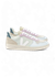 Baskets basses en suède certifié | multicolore "v-10 suede jade white multico"