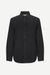 Chemise en lyocell | noir "madisoni shirt washed black" - Samsoe Samsoe