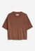 T-shirt côtelé en lin recyclé | marron "lillaas lino nutshell"