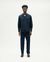 Chemise en coton bio | marine "navy nascar shirt - blue" - Thinking Mu - 3