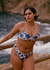 Bas maillot tanga fleurs bleu cocoa - "cocoa-printflower fleurs bleues" - Nénés Paris