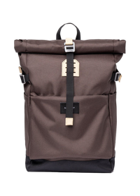 Sac à dos en matière recyclée | marron "ilon brown"