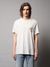 T-shirt blanc avec logo en coton bio - roy bones