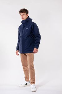 Parka avec doudoune amovible marine recyclés - lone mountain