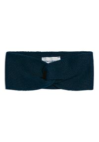 Bandeau marine en coton bio et laine - maritaa