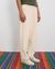 Pantalon ample velours en coton | écru "cord wide pant - white sand"