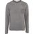 Pull avec poche gris en coton bio