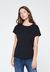 T-shirt noir en coton bio - naalin