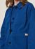 Veste de travail en coton bio | bleu "lovis herringbone denim jacket blue" - Nudie Jeans