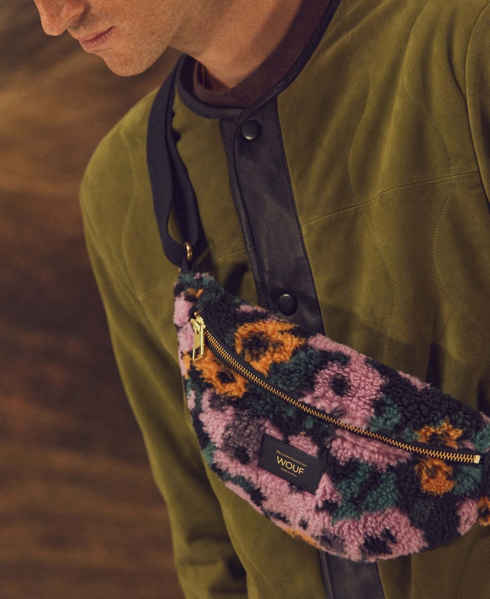 Banane à motifs en recyclé 