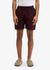 Short en sergé de coton bio | bordeaux "twill shorts oxblood red"