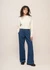 Pantalon ample en coton bio | bleu brut "rayne alex dark worn" - Kings of Indigo