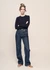 Jean ample en coton bio | bleu brut "clean eileen classic blue"