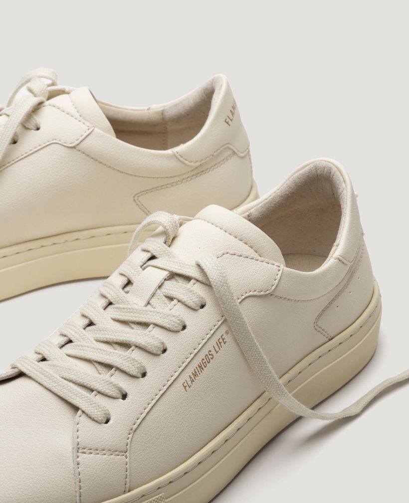 Baskets vegan | blanc "hampton court triple cream - triple cream" - Flamingos Life