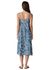 Robe à imprimé | bleu "w's tidal threads dress - bees and flowers: still blue" - Patagonia