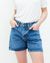 Short en jean en coton bio - demi short vintage blue