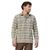 Chemise à carreaux en flanelle de coton bio | écru "organic cotton fjord flannel fields natural"