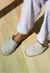 Chaussons en laine recyclée | écru "simone naturelle" - Caussun