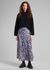 Jupe en lyocell | fleurie "skirt mellby blurred flowers purple" - Dedicated