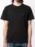 T-shirt noir en coton bio - roy logo tee black - Nudie Jeans