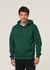 Sweat à capuche en coton bio | vert "emerald green"
