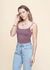 Débardeur en coton bio | vieux rose "core singlet muted rose wood"