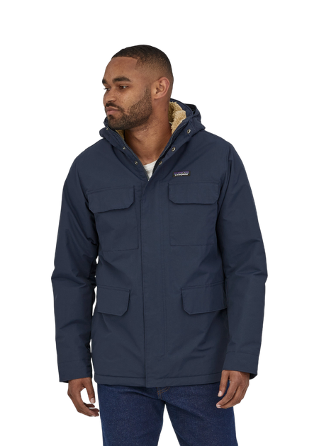 Parka doublée en recyclé | marine "isthmus parka new navy"