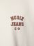 T-shirt blanc logo nudie jeans en coton bio - roy logo tee offwhite - Nudie Jeans - 6