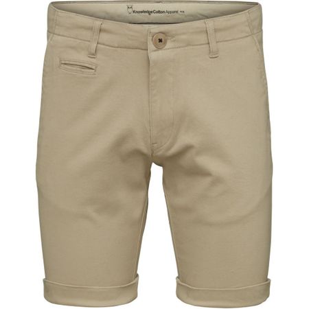Short chino beige en coton bio