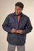 Veste marine doublée en coton bio - glenn padded shirt navy - Nudie Jeans