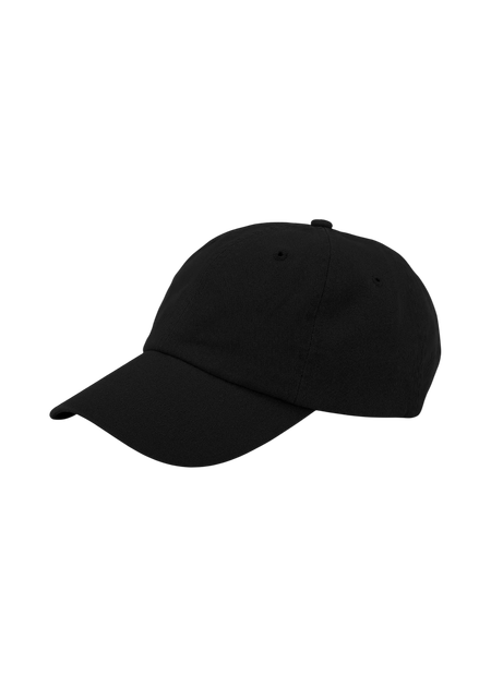 Casquette en coton bio | noir "cap deep black"