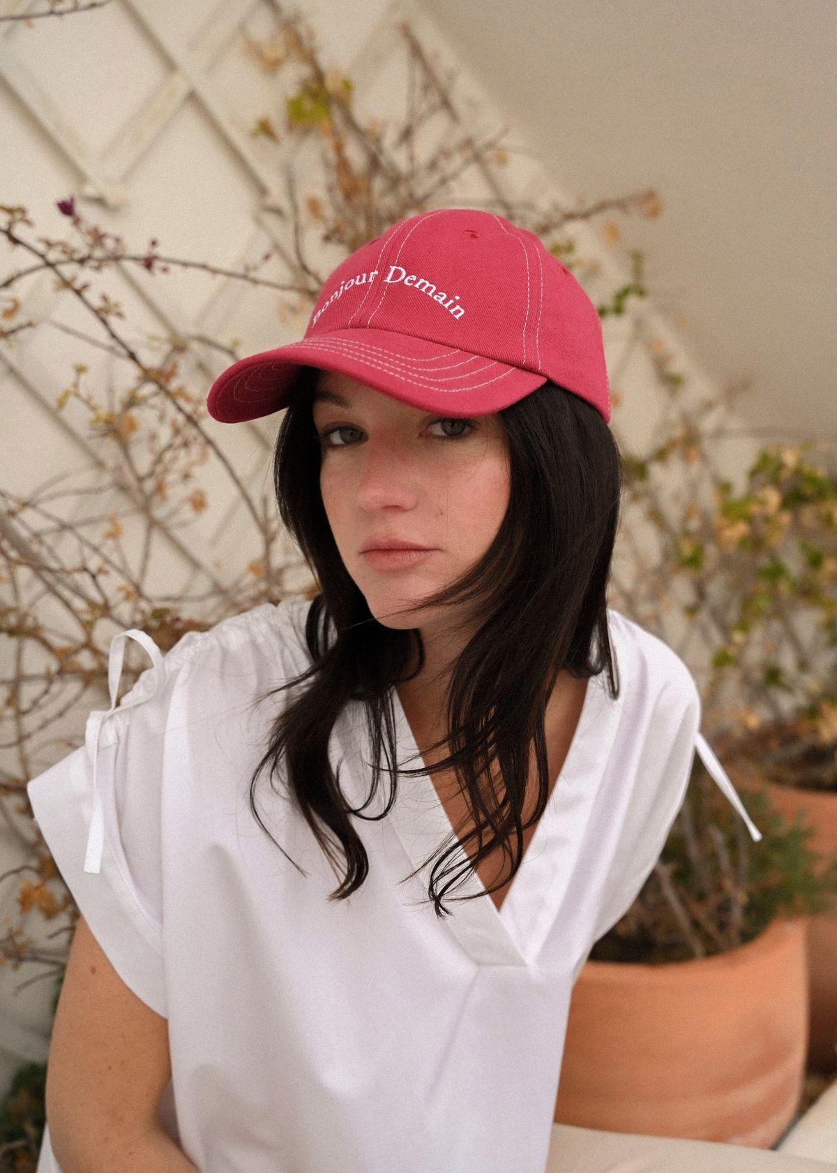 Casquette fuchsia - Bonjour Demain