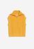 Pull col zippé sans manches orange en coton bio - aylaa  sunset