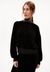 Sweat velours en tencel | noir "ledianaa - black"