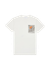 T-shirt imprimé en coton bio | blan "natural salmon tee"